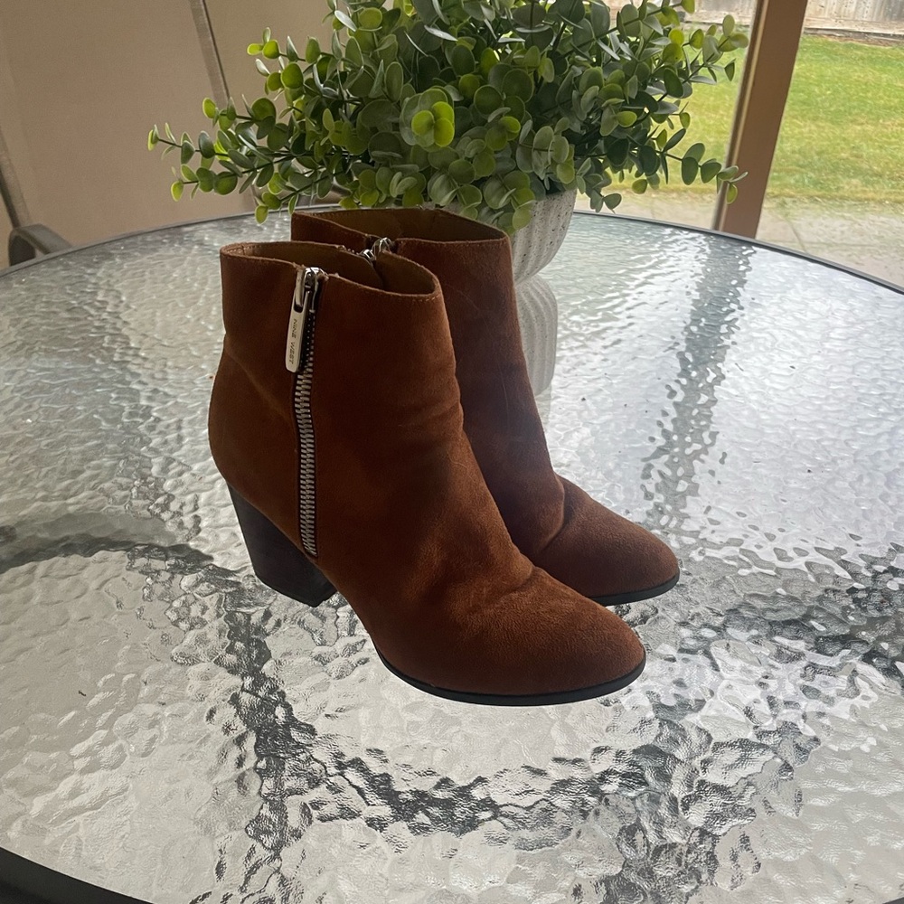 Nine West Tan Booties